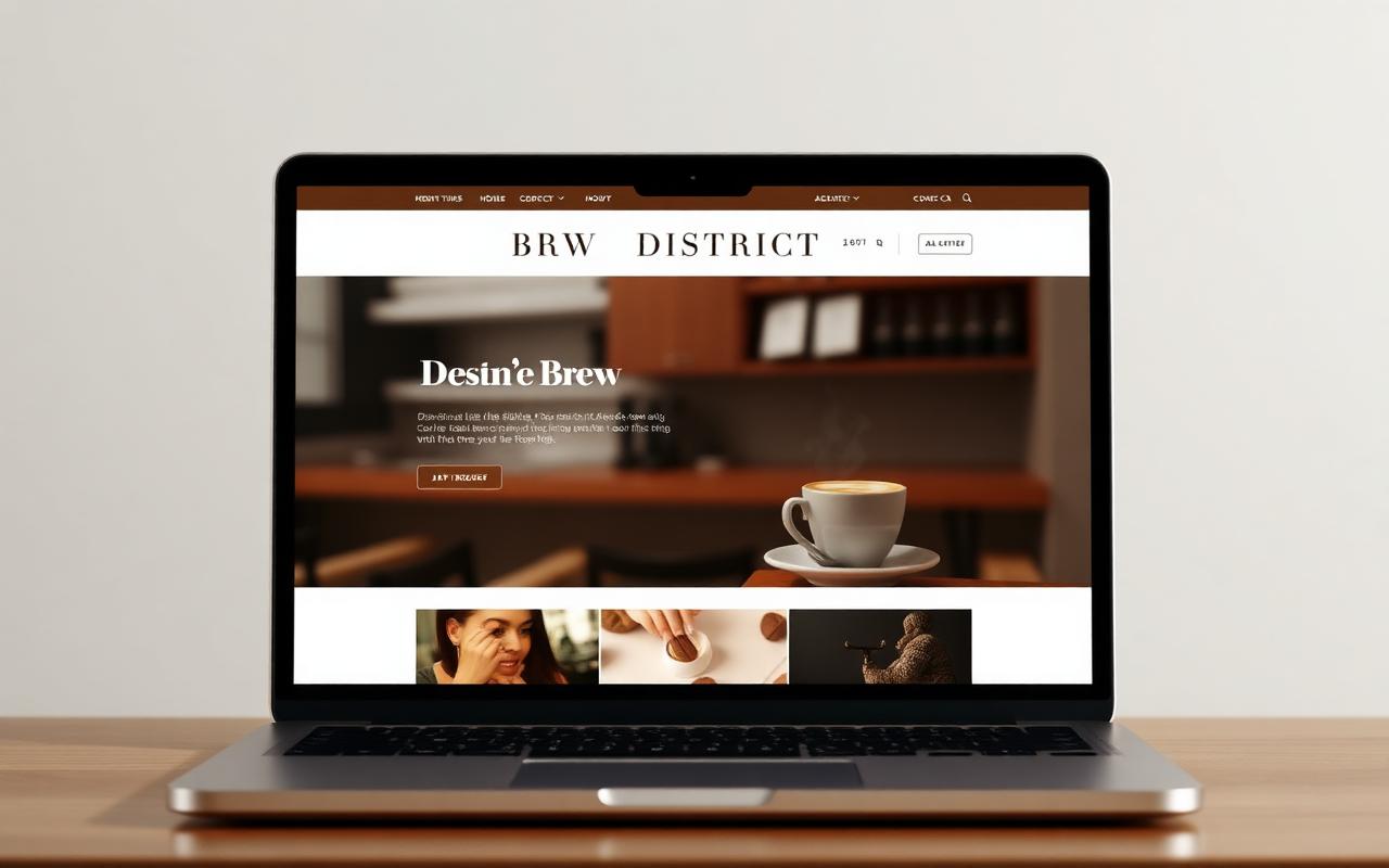 Brew District — Coffee Shop